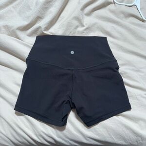 lululemon align high-rise short 4”, black, size 6